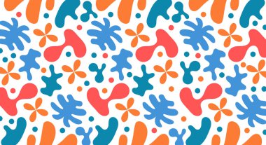 Renkli matisse desen arkaplanı