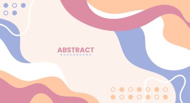 Düz tasarım pastel arkaplan