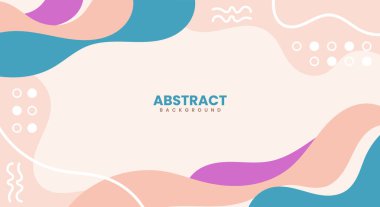 Düz tasarım pastel arkaplan