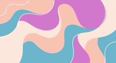 Düz tasarım pastel arkaplan