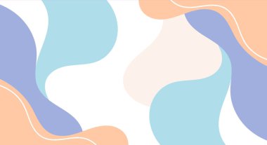 Düz tasarım pastel arkaplan