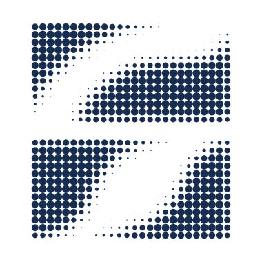 Yarım ton şekil vektörünü ayarla