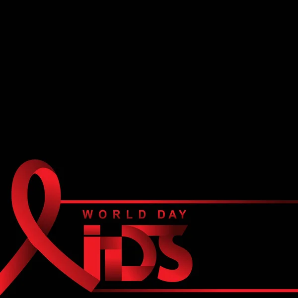 世界艾滋病日背景或模板设计 — 图库矢量图片