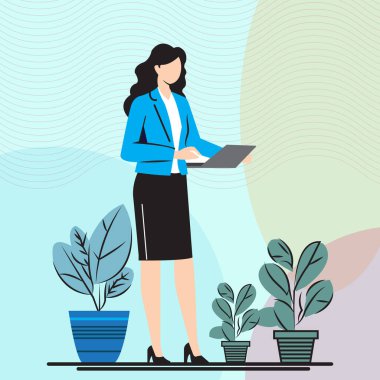 Çalışan kadın ve erkeklerin tasarım çizimi