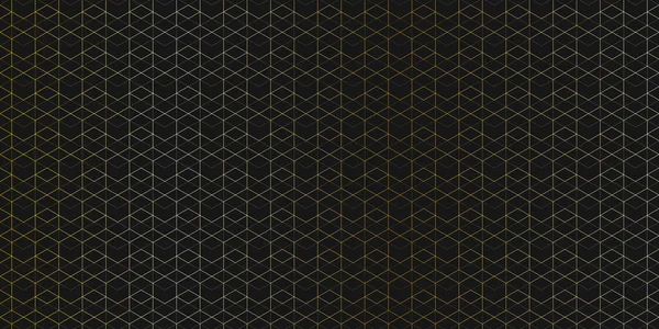 Abstract Seamless Pattern Geometric Background Polygonal Golden Lines Stylish Vector — Διανυσματικό Αρχείο