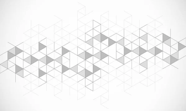 三角形のパターンを持つ抽象幾何学的背景 ベクターイラスト — ストックベクタ