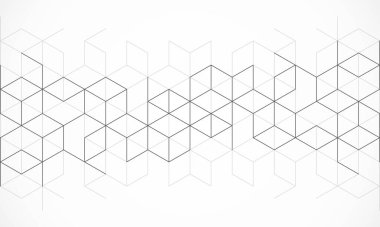 İzometrik bloklu soyut geometrik arkaplan, çokgen şekilli desen.