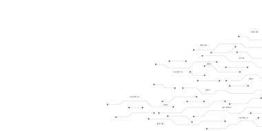 İletişim teknolojisi konseptiyle devre kartı dokusu.