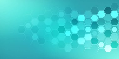 Altıgenlerin şekil modelinin geometrik arka planına sahip soyut tasarım ögesi. Vektör illüstrasyonu