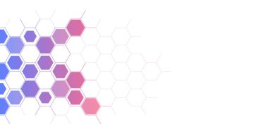 Altıgenlerin şekil modelinin geometrik arka planına sahip soyut tasarım ögesi. Vektör illüstrasyonu