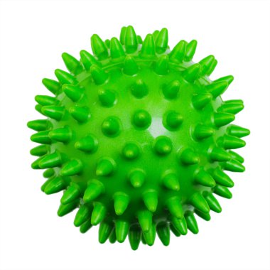 Yeşil Tetik Noktası Masaj Balosu Myofasiyal Tahliye ve Kas Kurtarma Beyazda İzole Edildi.