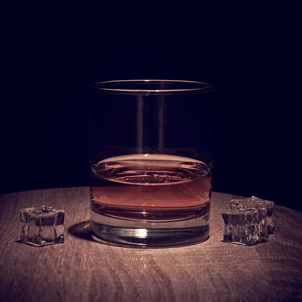 Whisky Drink Image Glases Ice — Stock Photo, Image