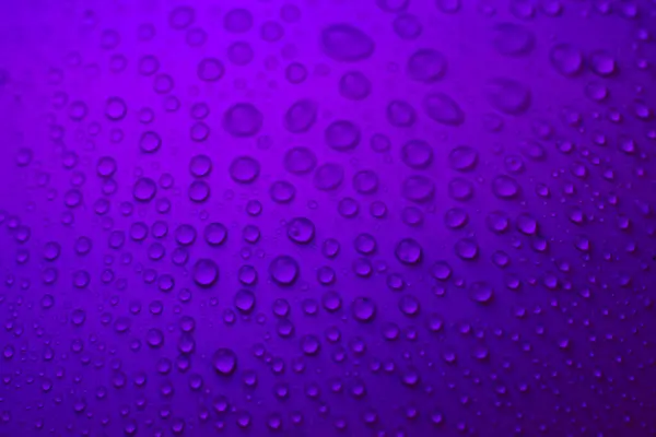 Drops Water Glass — Stock Photo, Image