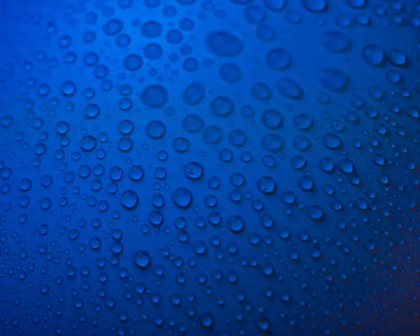 Gota Agua Azul Para Fondo — Foto de Stock