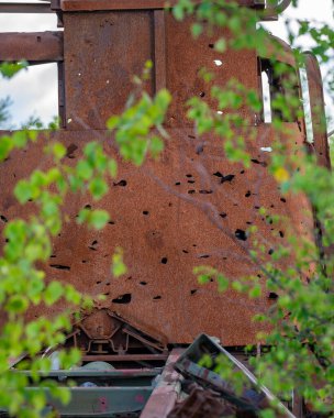 Rusya Savaşı 'nda yok edilen askeri araçlar.