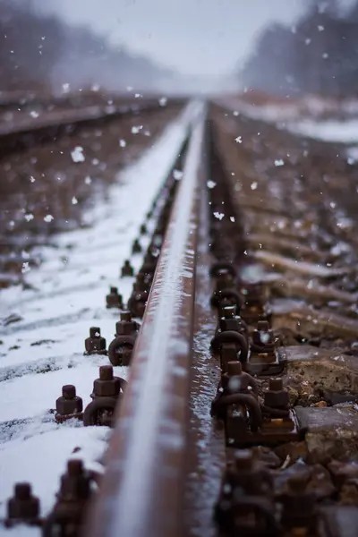 Bahngleise Und Gleise — Stockfoto