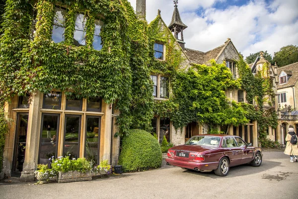 stock image Castle Combe, UK - September 23, 2023: Manor House Hotel in Castle Combe in Cotswald, the prettiest village in UK.