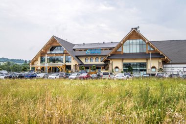 Wieliczka, Poland- 16 Temmuz 2023: Zakopane Chocholowskie Termal Hamamları.