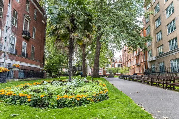 stock image London, UK- August 6, 2023: Mount Street Gardens in Mayfair.