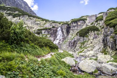 Skok waterfall, High Tatras in Slovakia.