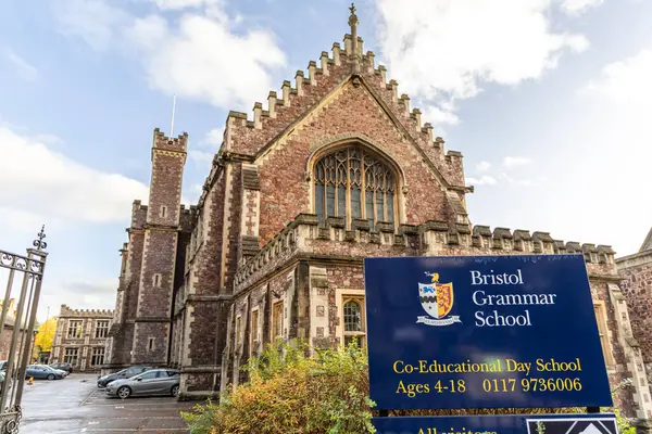 stock image Bristol , UK - November 11, 2023: Bristol Grammar School, Independent school in Clifton.