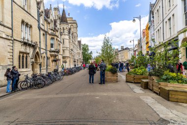 Oxford, İngiltere - 5 Haziran 2024: Oxford Şehir Merkezi.