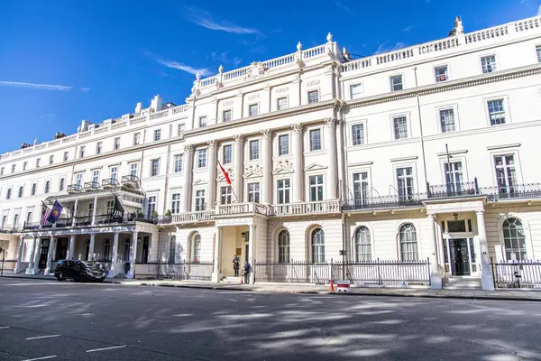 stock image London, UK- August 19, 2023: City of Westminster, Belgrave. Turkey embassy building view.