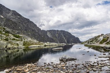 Mala Studena Dolina, Vysoke Tatry Dağları Slovakya Prostredne Spisske Pleso Gölü