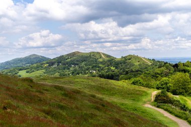 Malvern Hills National park Sugarloaf Hills Worcestershire. clipart