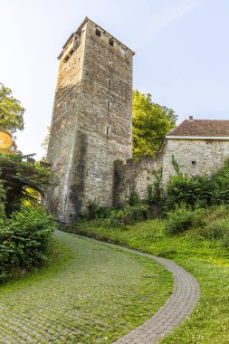Almanya, Aşağı Saksonya 'daki Schaumburg Kulesi' nin detayları