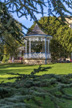 Cheltenham, UK - October 15, 2023: Pittville Pump Rooms Cheltenham Pittville Park. clipart