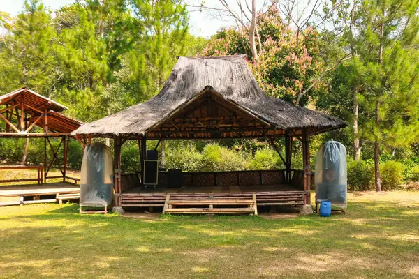 Casa Cabaña Parque Donde Camping — Foto de Stock