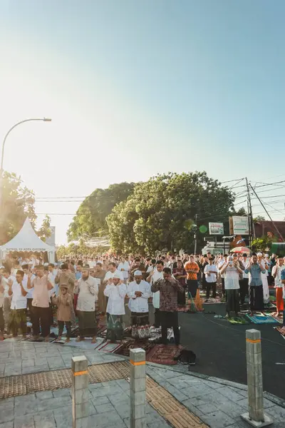 Cirebon Indonesien Juni 2023 Eid Fitr Ber Den Indonesiska Muslimska — Stockfoto