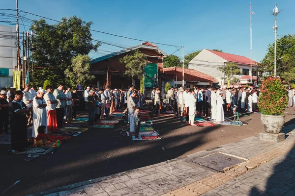 Cirebon Indonesien Juni 2023 Eid Fitr Ber Den Indonesiska Muslimska — Stockfoto