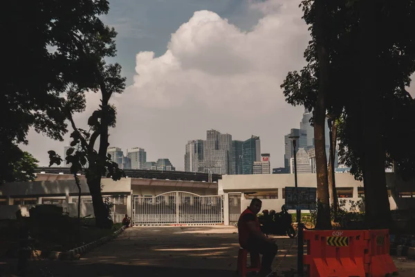 Чиребон Вересня 2023 Року Джакарта Офіційно Столицею Провінції Джакарта Столицею — стокове фото
