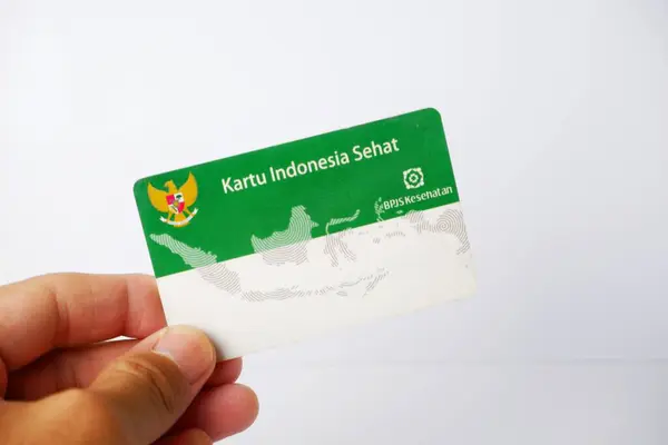 stock image Data collection for Healthy Indonesia Card with isolated white background (KIS) Health of Indonesian Citizens 18 August 2024 Indonesian Citizens