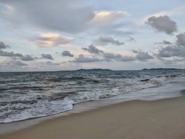 Güzel deniz manzarası. doğa arkaplanı