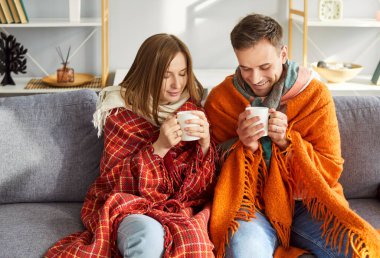 Hasta ve sağlıksız evli çift evde oturma odasında kalıyor, bir hastalıkla, soğuk algınlığıyla ya da griple savaşıyorlar. Ateşin ve virüsün belirtilerini azaltmak için çay içerler. Ortak hastalıklarda birbirlerine destek olurlar..