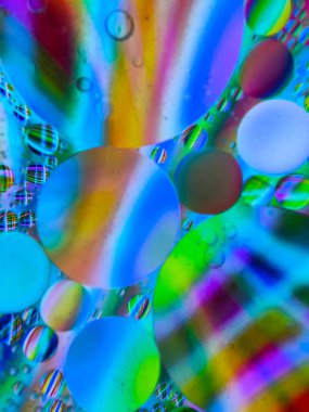 sabun köpüklü gökkuşağı soyut arkaplanı