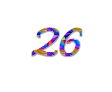 Kutlama folyosu desenli 25. yıldönümü rengi. 3 6