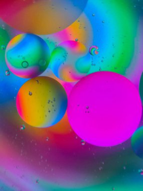 köpüklü gökkuşağı arkaplanı