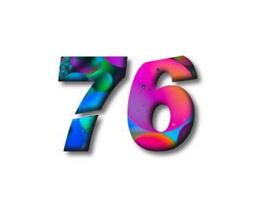 773 numara tasarımı, sayı kesimi logo tasarım vektör çiziminin renkli yazı tipi tasarımı