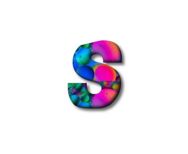 Renkli alfabenin 3 boyutlu canlandırması