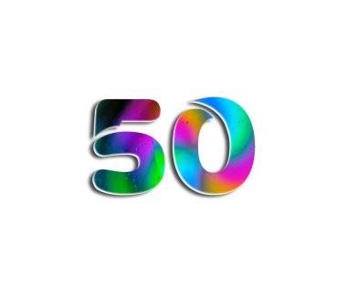 0. D kutlama logosu şablonu tasarımı.