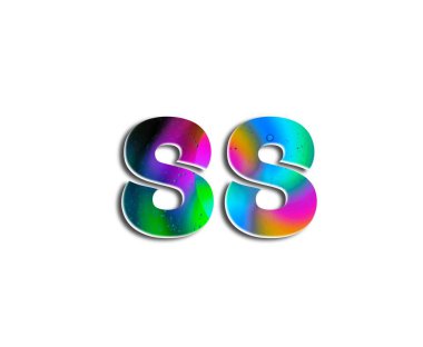 Dairesel şekilli S harfi logo tasarımı. Şirket, iş, internet ve şirket için 3D illüstrasyon