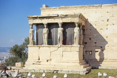 Akropol tepesi. Erechtheion 'a Gör. 
