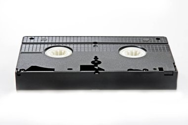 Video kaset beyaza izole edildi.