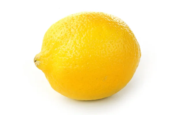 Tasty Kitchen Fresh Lemon Isolated White — Stock Photo, Image