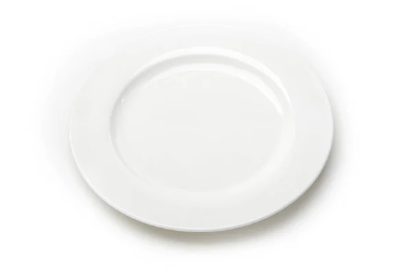 在白色背景上隔离的盘子 — 图库照片
