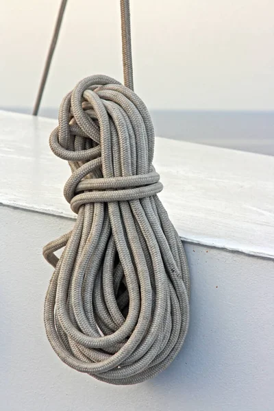船上のロープ — ストック写真